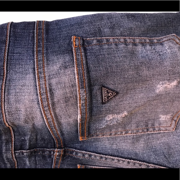 😍 Guess stretch short overalls size 27 - Picture 4 of 4